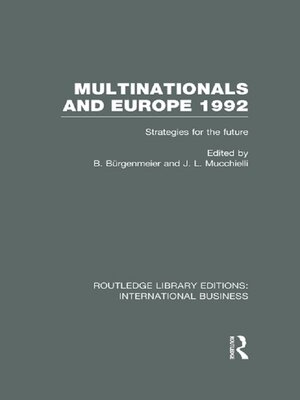 cover image of Multinationals and Europe 1992 (RLE International Business)
